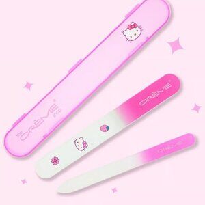 The Crème Shop Hello Kitty Crystal Nail File Duo with Travel Case